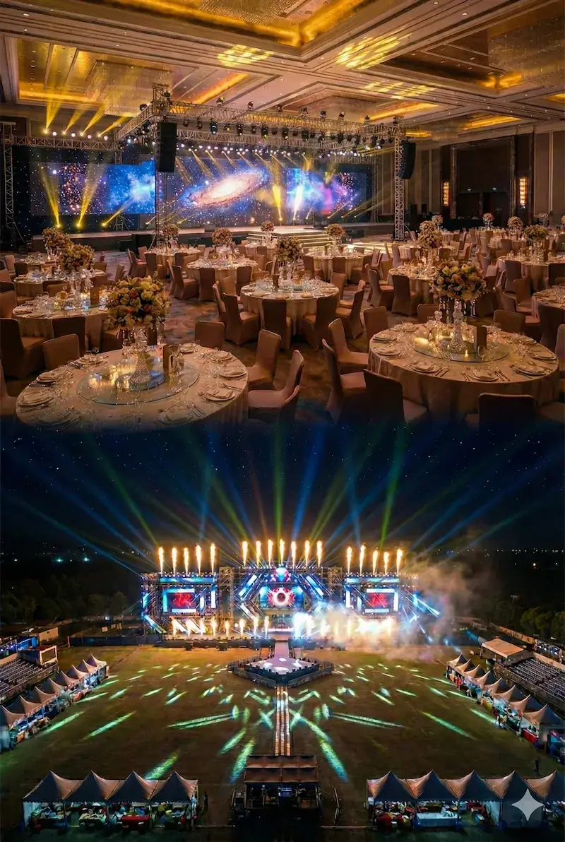 Event & Party: Gala, lễ hội, sân khấu
