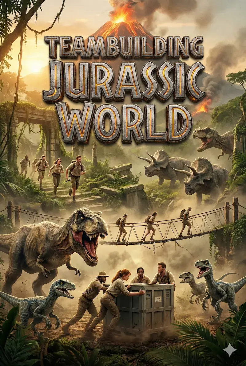 Poster Teambuilding Jurassic World