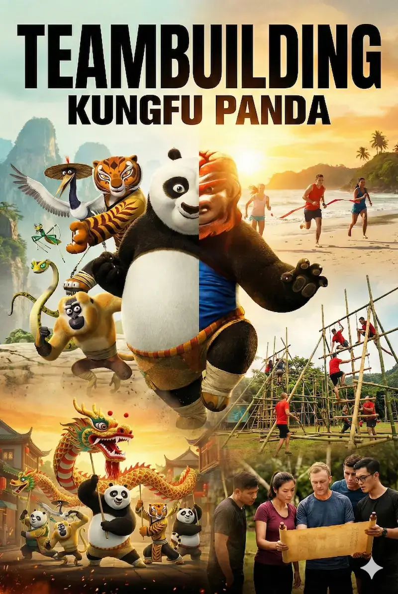 Poster Teambuilding Kungfu Panda